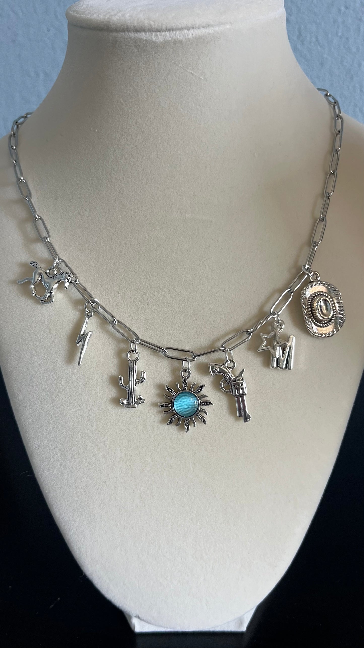Charm Necklace Made on TikTok Live Gold and Silver available