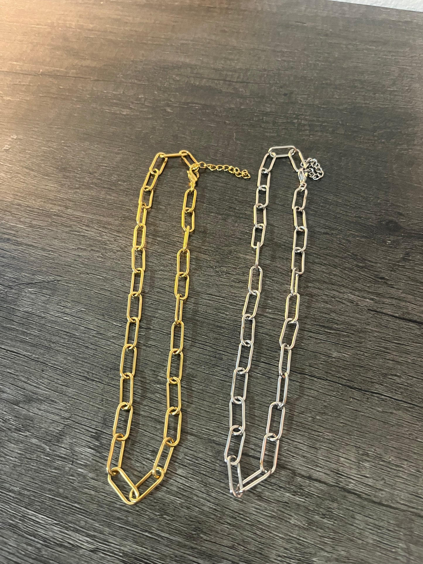 Chunky Paperclip Necklace