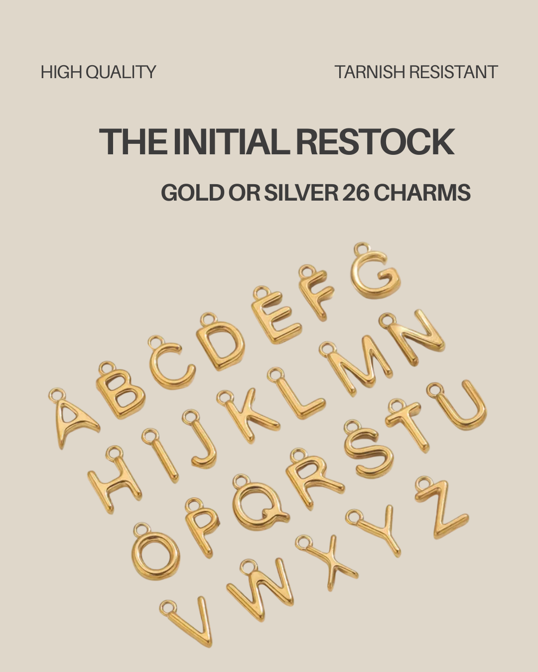 The initial restock in gold and silver