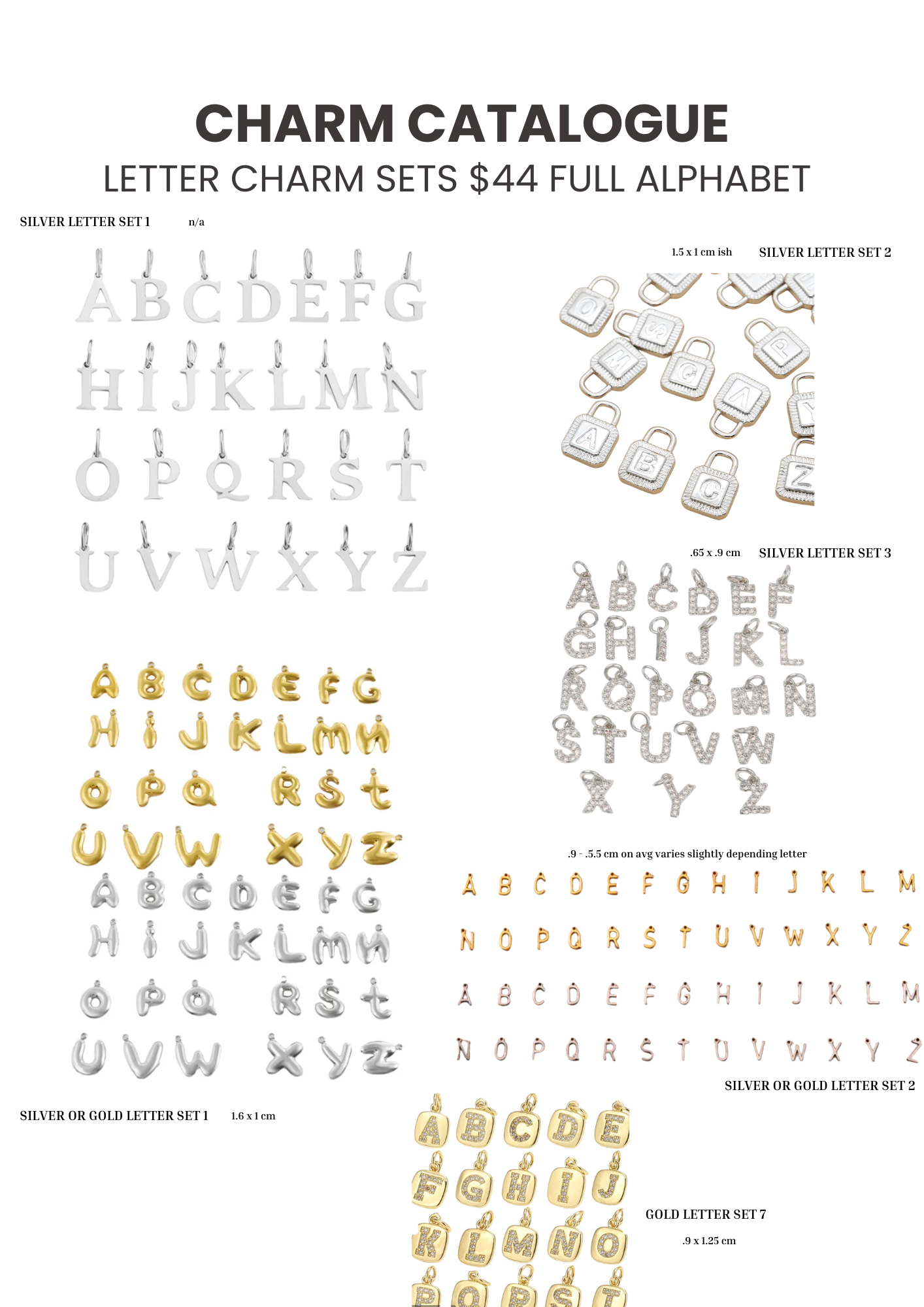 Design Your Own Charm Bundle