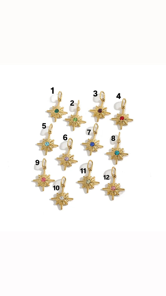 North Star Charms Gold