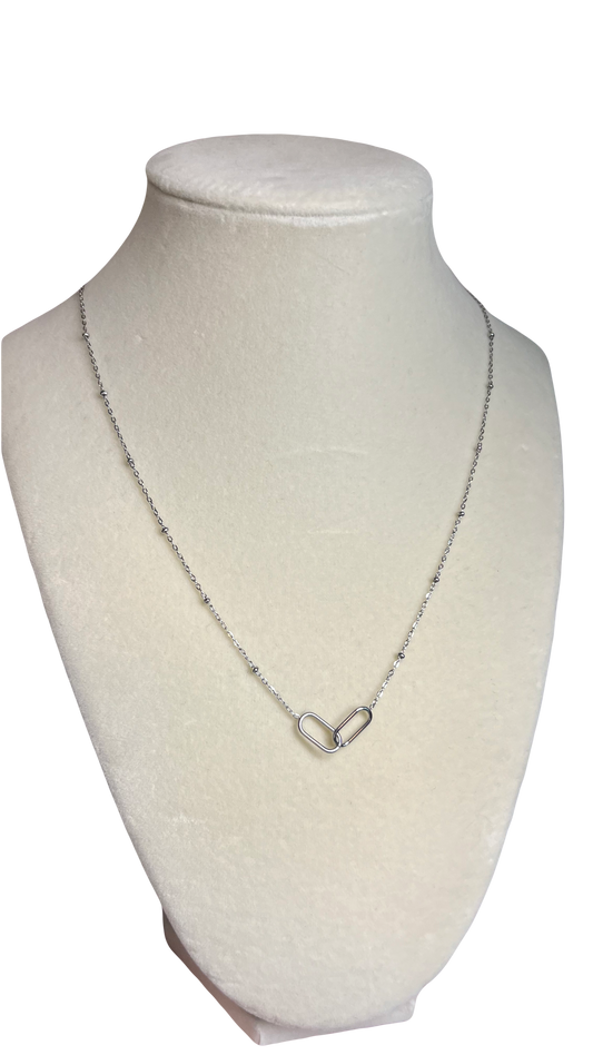 Simple lover charm necklace