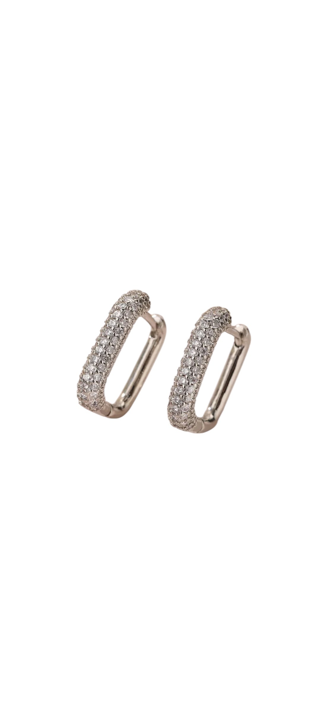 Basic CZ hoops in Gold and Silver