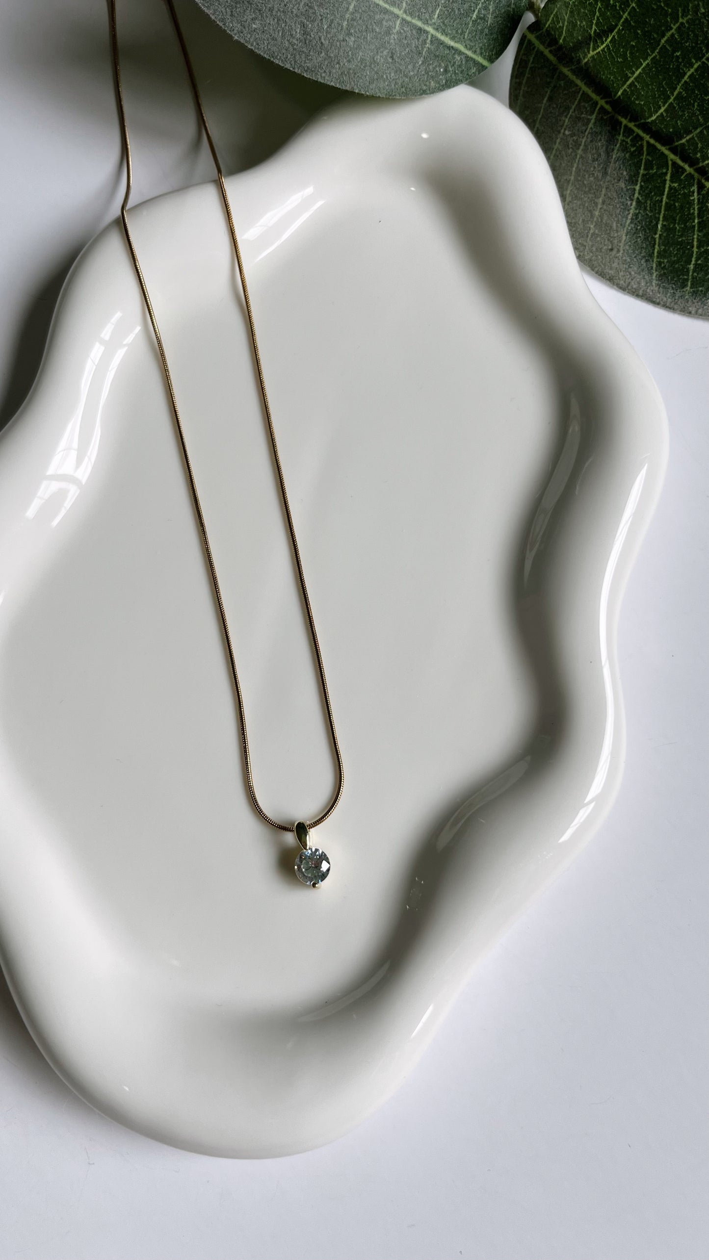 Silver and Gold pendant necklace