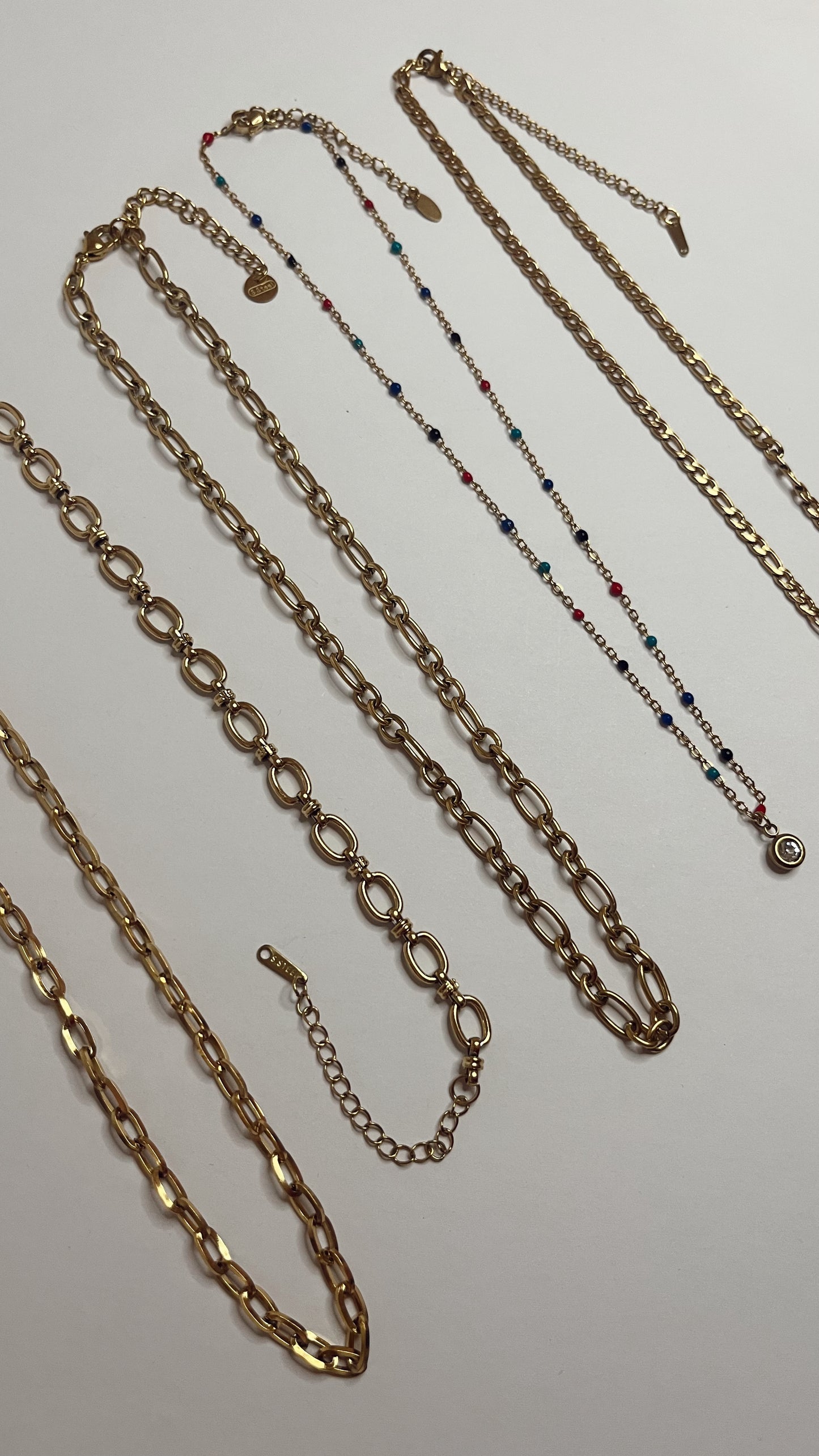 Gold best selling chains multiple styles