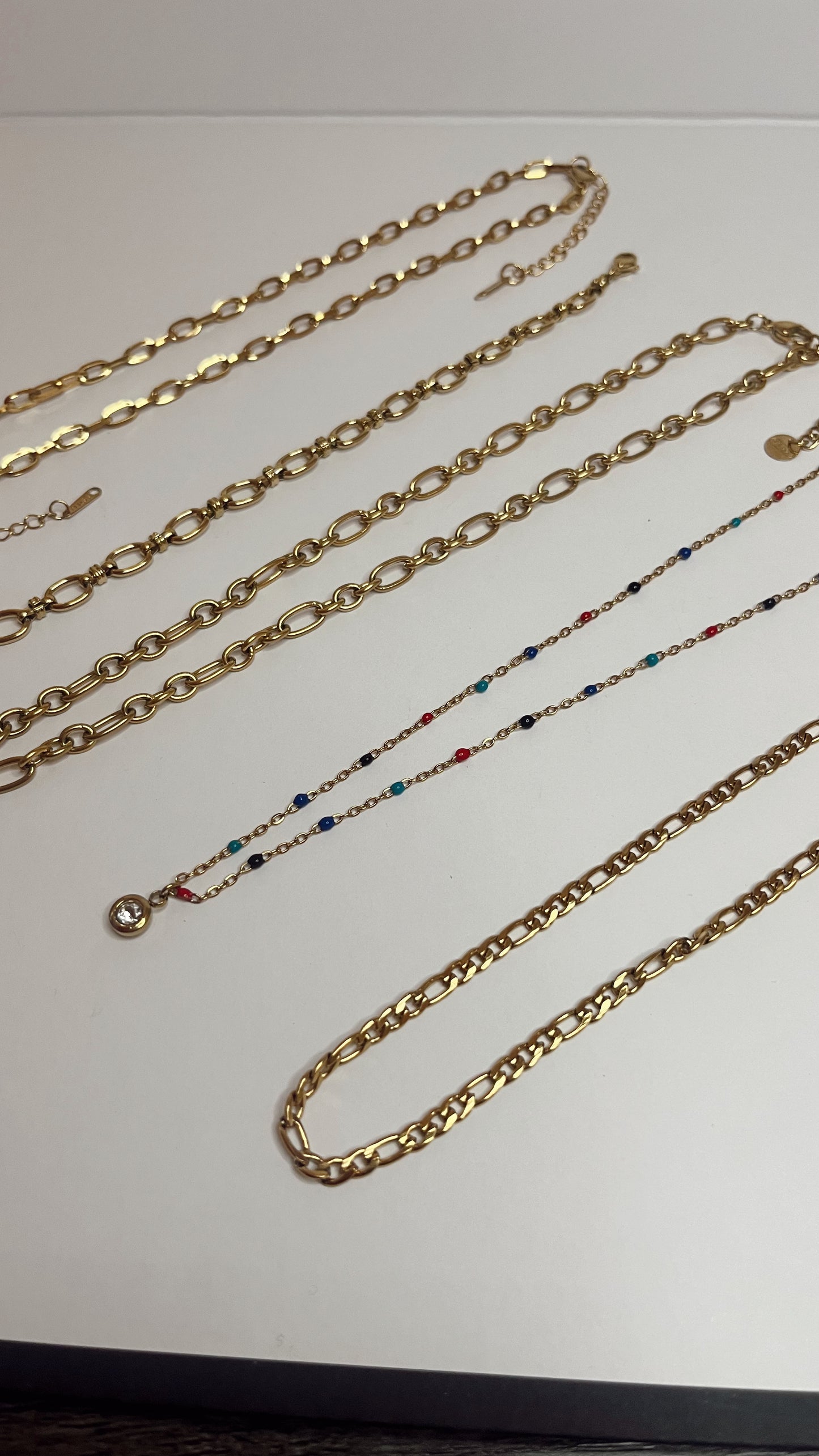 Gold best selling chains multiple styles
